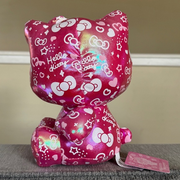 Hello Kitty Cafe 50th Anniversary Limited Edition Pink Plush NWT Sealed - Picture 3 of 7
